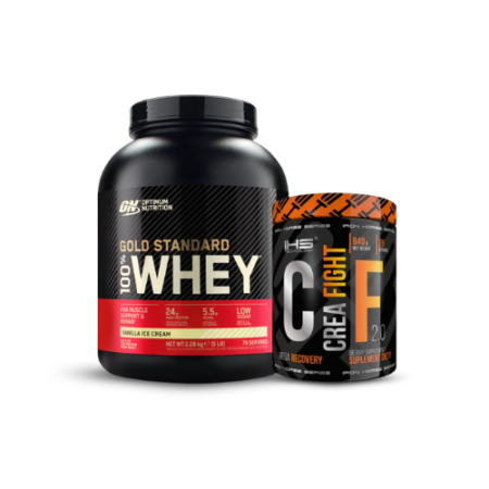 100% Whey Gold Standard & Crea Fight 2.0 IHS