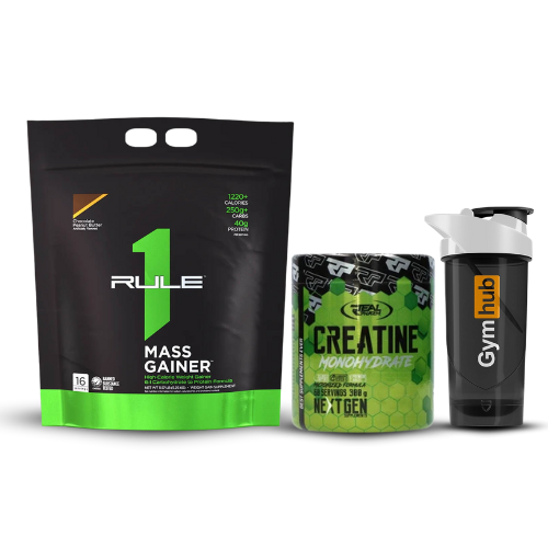 Rule 1 Mass Gainer & Creatine Monohydrate Real Pharm & Shaker