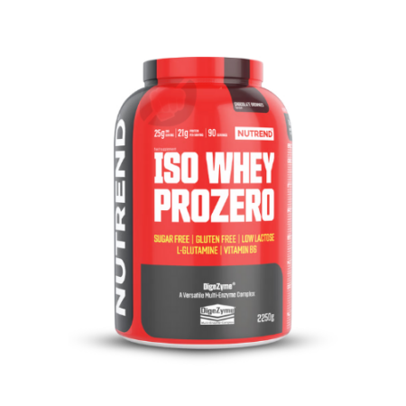 NUTREND Iso Whey Prozero 2250G disponible en deux goûts Chocolate Brownies ou bien Cookies Cream
