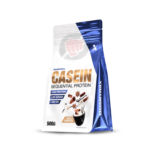 Quamtrax Casein 500 g protéine lente pour récupération musculaire nocturne