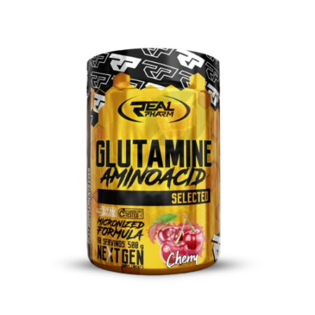 Glutamine Real Pharm 500g en poudre pour récupération musculaire et performance sportive