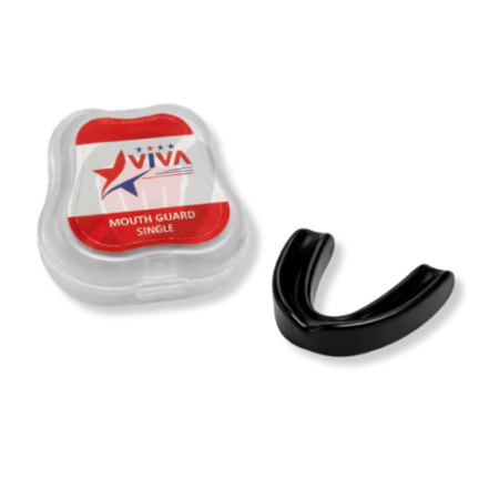 Protège-dents VIVA noir pour boxe et MMA avec maintien et protection des dents