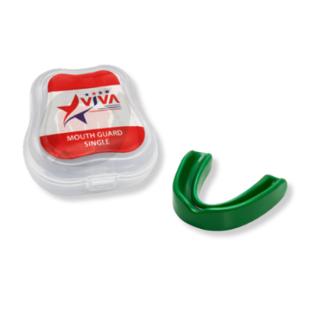 Protège-dents VIVA vert pour boxe et MMA avec ajustement personnalisé