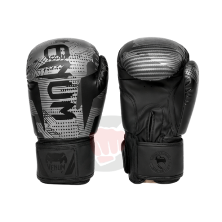 Gants de boxe Venum Challenger 2.0 gris et noir avec mousse multi densité pour protection et entraînement
