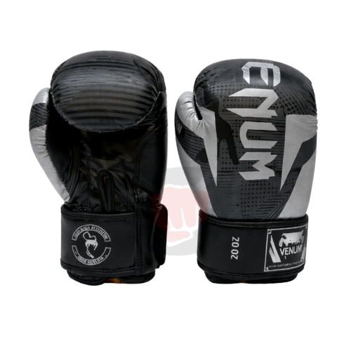 Gants de boxe Venum Challenger 2.0 noir et gris avec mousse multi densité pour protection et entraînement